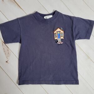 Vintage 90s Wizard of Oz House on Witch T-Shirt, size Small (kids)